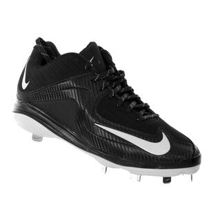 Nike Air MVP Classic Black & White Pro Metal Athletic Sports Baseball Cleats